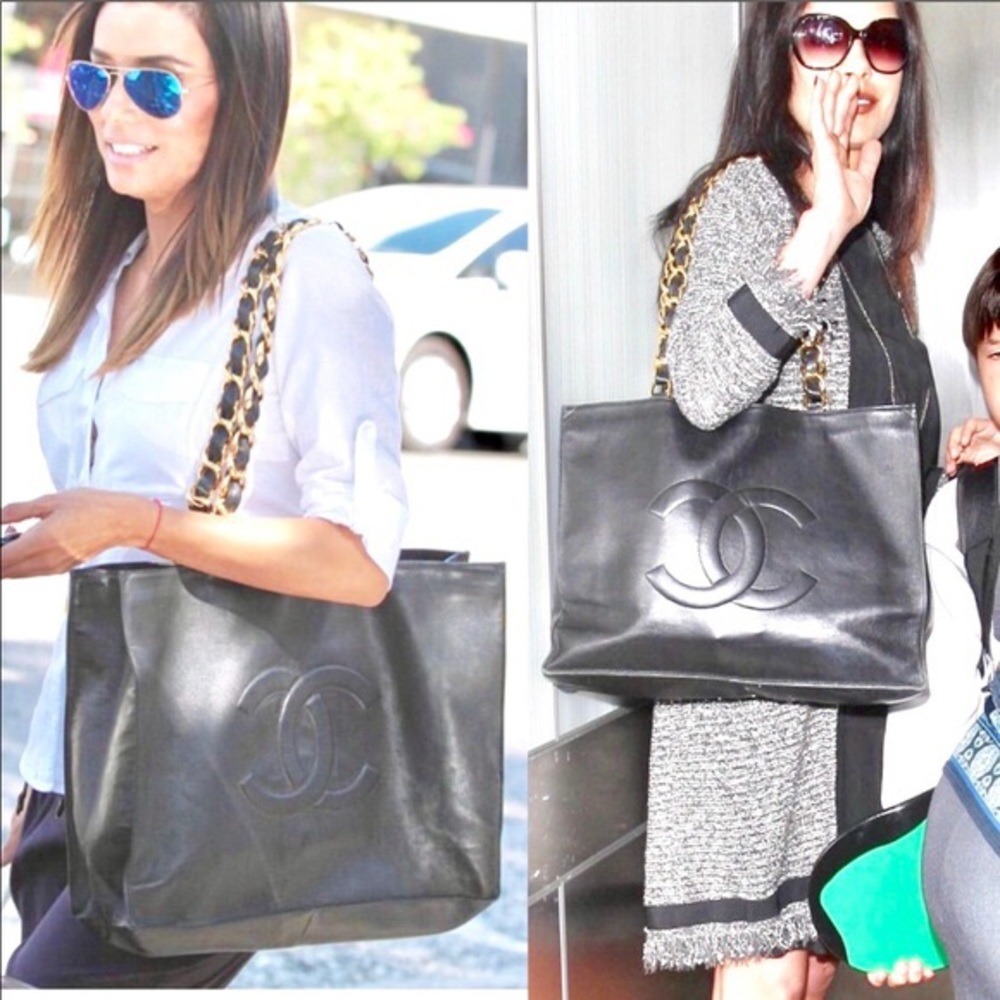 💎✨CELEBRITY✨💎 CHANEL LEATHER TOTE - Picture 16 of 16